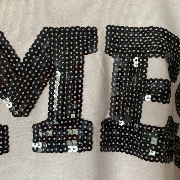 Hot Mess bling sweatshirt. Small. Pink and black. - Picture 4 of 5
